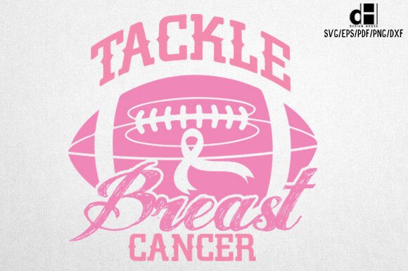 Breast Cancer Football SVG: Graphics for Crafts & Local Branding