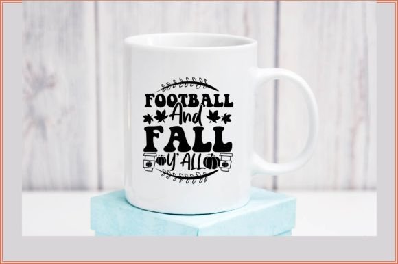 Football and Fall Y’ All SVG Design for Crafts & Graphics