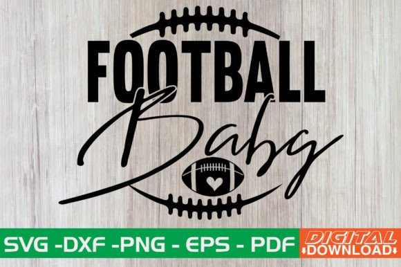Football Baby SVG Design