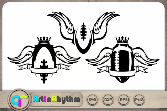 Football Ball Logo SVG Bundle: Graphics for Crafts & Content