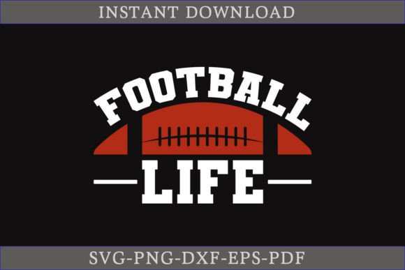 Football Life SVG Cut File: Graphics & Crafts Asset Review