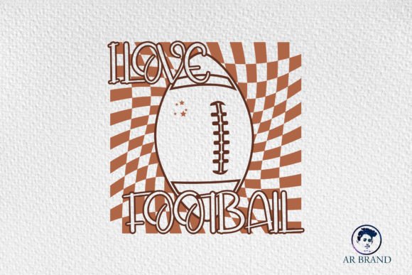 I Love Football SVG Design: Graphics for Crafts & Brand Projects