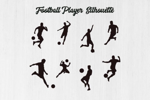 Soccer Football Player Silhouettes